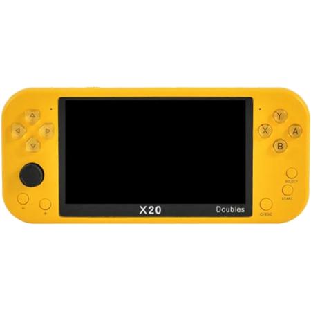 Портативна ігрова консоль Intex Data Frog X20 Doubles 5.1'' TFT 2500mAh Yellow (X20Yellow)