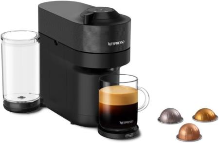 Nespresso Vertuo Pop+ Coffee and Espresso Machine by De'Longhi, Liquorice Black