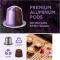ROSSO CAFFE Espresso Coffee Pods for Nespresso Machines - Reserve Edition - Premium Variety Pack - 80 Aluminium Capsules