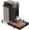 DecoBrothers Crystal Tempered Glass Vertuo Pod Holder Drawer, 24 Large or 48 Small Nespresso Capsule Organizer, Black