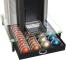 DecoBrothers Crystal Tempered Glass Vertuo Pod Holder Drawer, 24 Large or 48 Small Nespresso Capsule Organizer, Black