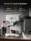Neretva Espresso Machines 15 Bar, Barista Espresso Maker with Milk Frother Steam Wand, 1450W Stainless Steel Expresso Coffee Machine for Latte Cappuccino Espresso Machine Gift for Coffee Lovers -White