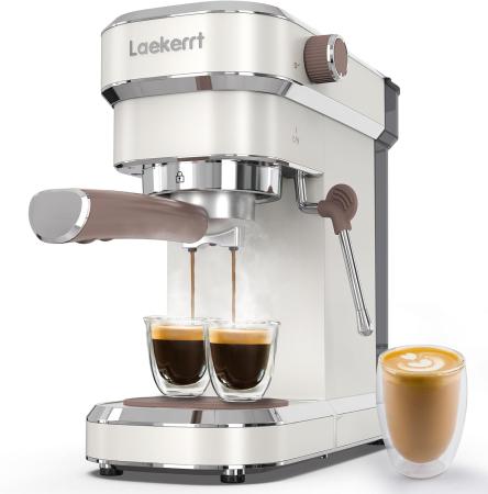 Espresso Machine, Cafetera Espresso Electrica with Commercial Milk Frother Steamer