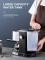 Espresso Machine, Ihomekee Espresso and Cappuccino Coffee Maker with Milk Frother/Steam Wand for Latte, Mocha, Cappuccino, 15 Bar Pump Pressure Semi-Automatic Coffee Machine, Silver+Black