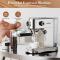 DUSSAL Espresso Machines, 20 Bar Professional Coffee Maker with Steam Milk Frother