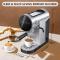 20 Bar Espresso Machine with Lcd Display, Espresso Coffee Maker with Milk Frother Steamer