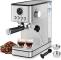 Sparkfire Espresso Machine Coffee Makers 20 Bar,Stainless Steel Espresso Machine with Milk Frother