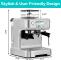 CASABREWS Espresso Machine with Grinder, Barista Espresso Maker with Milk Frother Steam Wand