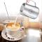 Milk Frothing Pitcher, 12oz Stainless Steel Coffe Steaming Pitcher