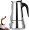 DITOSH 9 Cup Stovetop Espresso Maker Stainless Steel Moka Pot Espresso Maker Percolator Italian Coffee 