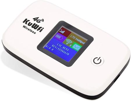 KuWFi Mobile WiFi Hotspot 4G LTE Unlocked Wireless Internet Router Travel Devices with SIM Card Slot