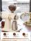 Huanyu Electric Coffee Bean Grinder 250G Commercial&Home Milling Grinding Machine 200W Automatic 
