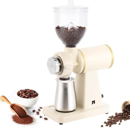 Huanyu Electric Coffee Bean Grinder 250G Commercial&Home Milling Grinding Machine 200W Automatic 