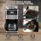 Homtone 10-Cup Coffee Maker with Burr Grinder, Programmable Grind & Brew, Automatic Drip Coffee Machine