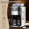 Homtone 10-Cup Coffee Maker with Burr Grinder, Programmable Grind & Brew, Automatic Drip Coffee Machine